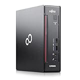 Fujitsu Esprimo Q556 PC Mini Desktop Computer CPU Intel i5-6400T, RAM 8GB DDR4, SSD Festplatte 240GB, DVD-Player, integriertes WLAN, Betriebssystem Windows 10 Pro (Generalüberholt)