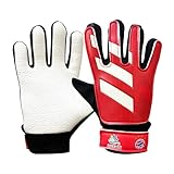 ARSUK Fußball-Torwarthandschuhe für Jungen Kinder Kinder, Fußball-Torwart-Training Handschuhe mit Super Grip Latex Palmen, L:20cm B:10cm Größe: 6