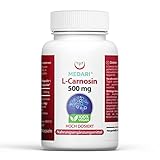 L-Carnosin 60 Kapseln Super Antioxidans- Rohstoffe höchster Qualität -Natürliche Substanz -für Veganer- Erscheinungsbild Gesundes Altern - Sportlerernährung