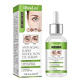 Straffende Augenseren,Augenseren gegen Tränensäcke | 20 ml Unter-Augen-Serum zum Verblassen von Augenringen, spendet Feuchtigkeit und beruhigt die Augen, strafft und hellt die Augen auf Rianpesn