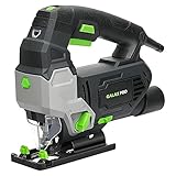 GALAX PRO Elektro-Stichsägen mit Laserführung 3000 RPM 800W mit 6 variabler Geschwindigkeit, 0-4 Orbital Position, Doppelseitenschnitt (0 °- 45°), Schnitttiefe in Metall/Holz 10mm/100mm