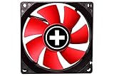 Xilence XPF80.R 80mm Gehäuselüfter, 3PIN, rot/schwarz