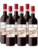 Rotkäppchen Weinzeit! Rot Lieblich – Deutscher Rotwein aus Rheinhessen (6 x 0,75 l)