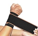 SOLO ACTFIT Handgelenkbandage Mit Klettverschluss, Elastisch Und Verstellbarer Handgelenkschoner Gegen Sehnenentzündung, Anpassbare Handgelenkstütze Hand-Bandage Für Sport, Fitness