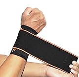 SOLO ACTFIT Handgelenkbandage Mit Klettverschluss, Elastisch Und Verstellbarer Handgelenkschoner Gegen Sehnenentzündung, Anpassbare Handgelenkstütze Hand-Bandage Für Sport, Fitness