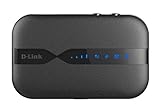 D-Link DWR-932 Mobiler LTE WLAN Hotspot (Single Band, 4G LTE mit bis zu 150 Mbit/s Downloadgeschwindigkeit) Schwarz