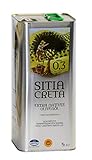 Griechisches Extra Natives Olivenöl - Sitia Creta - 0,3% Säuregehalt - Koroneiki Oliven - kaltgepresst & filtriert - natur - mildes Olivenöl - 5 Liter - premium Qualität