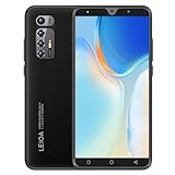MsMga Günstiges Handy, 5,0 Zoll (12,7 cm), Android 9.0 OS, 16 GB ROM (SD bis 128 GB), Dual SIM Dual-Kameras, Face ID Unlock Cell Phone (Schwarz)
