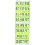 Supvox 8 STK Dienst Hunde Reflective Weste Dog reflektierende Patches für Diensthunde Service-Hunde-Dekor Klebemarken für Diensthunde klebriger Hundepatch Nylon Green