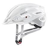 uvex true - leichter Allround-Helm für Damen - individuelle Größenanpassung - erweiterbar mit LED-Licht - white-silver - 52-55 cm