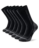 Ruixue Merino Wandersocken Herren & Damen, Outdoor Socken Trekkingsocken, Merinowolle Sportsocken Laufsocken Sneakersocken für Herren, Damen & Kinder[3 Paar]