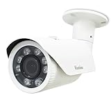 WESTSHINE 1080P CCTV Überwachungskameras Außen wasserdichte Bullet Kamera, 2.8-12mm Weitwinkel 1/2.7'' CMOS 8-IR LED 100ft Infrarot Nachtsicht，4-in-1(TVI + CVI + AHD + Analog)(Varifocal 2MP)