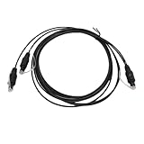 HELEVIA 1x2 Digitales Optisches Splitterkabel SPDIF für Toslink Fibre Sound Splitter -Kabel für den Heimkino HDTV -Lautsprecher