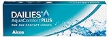 Dailies AquaComfort Plus Tageslinsen weich, 30 Stück, BC 8.7 mm, DIA 14.0 mm, -1.5 Dioptrien