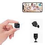 TODAYI 4K HD WLAN Mini Überwachungskamera Innen Mini Kamera Live Übertragung Handy APP Für Micro Camera Indoor Mit Akku Kompakte Kleine Sicherheitskamera mit Bewegungsmelder Nachtsicht