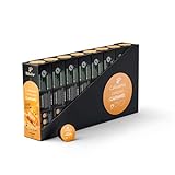 Tchibo Cafissimo Vorratsbox Espresso Caramel Kaffeekapseln, 80 Stück – 8x 10 Kapseln (Espresso, ausdrucksvoll mit Sahne-Karamellnote), nachhaltig & fair gehandelt, Flavoured Edition