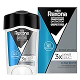 Rexona Men Maximum Protection Deo Creme Clean Scent Anti Transpirant mit 3x Schutz bei Stress, Hitze & Bewegung 45 ml