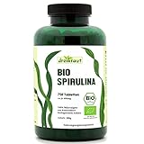 dreikraut Bio Spirulina, 750 Presslinge, 4-Monats-Vorrat, aus kontrollierter Aquakultur, rückstandsgeprüft