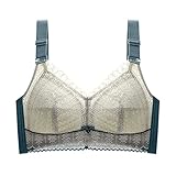 Chanpning Bh Damen Ohne Bügel Spitze Spitze BH für Damen Hochwertige BH Flächendeckender Underwir Women Sports Bra Balconett BH Halbschale Bh Push Up Sexy Damen