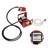BJTDLLX Upgrade Dieselpumpe 230V Selbstansaugend 200W Heizölpumpe Ölpumpe, 50L/Min Professionelle Dieselpumpe Selbstansaugend Kraftstoffpumpe mit Automatik Pistole, Zählwerk, 4m Schlauch