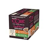 Wellness CORE Small Breed Savoury Medleys, Hundefutter nass für kleine Hunde, getreidefrei, mit hohem Fleischanteil, Farmer Selection Mix, 6 x 85 g