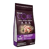 Wellness CORE Puppy Original, Welpenfutter Trockenfutter für kleine & mittelgroße Welpen, Huhn & Pute, 1,5 kg, ohne Zuckerzusatz, getreidefrei, mit hohem Fleischanteil