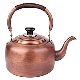 YHNNH， Pfeifen Vintage Pfeifen Teekannen Teekanne Herdplatte mit Griff Kaffeekannen for Gasherd Teekanne(7L)