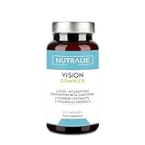 Vision Complex - Astaxanthin Lutein Thiamin - Hochdosiert Augenvitamine - Vitaminen C E A + Riboflavin (B2) + Zink Selen Beta Carotin und Kupfer - 60 Nutralie-Kapsel