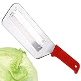 ulapithi Kohlhacker - Komfortabler Krauthobel für Sauerkraut mit Doppelklinge | Küchenwerkzeug, scharfer Schälmesser zum Zerkleinern von Kohl, Gemüse, Krautsalat, Sauerkraut