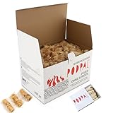 PODPAL Anzünder Holzwolle | natürliche Firestarter | Feuerbällchen | Kaminanzünder Holzwolle Wachs | Grillanzünder Kamin | Fire Starter | Ofenanzünder | Feueranzünder (200)