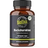 Biotiva Bockshornklee-Samen Bio 150 Kapseln - 600mg Bockshornkleesamen-Pulver - Trigonella Foenum-Graecum - ohne Zusätze, Trennmittel - vegan