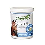 Stiefel Zink Plus für Pferde, hochwertige Kombination aus organisch gebundenem Zink, Eisen, Kupfer, Mangan & Selen, unterstützt das Immunsystem, die Haut & den Fellwechsel, Spurenelemente, 900g