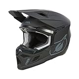 O'NEAL | Motocross-Helm | Kinder | MX Enduro | ABS-Schale, Komfort-Innenfutter, Lüftungsöffnungen für optimale Belüftung & Kühlung | 1SRS Youth Helmet SOLID V.24 | Schwarz | Größe L