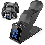 OIVO PS4 Controller Ladestation, Controller Ladestation Charger mit 1,8-Stunden-Ladechip, PS4 Ladegerät Docking Station für Sony Playstation 4/PS4/Pro/PS4 Slim Controller