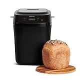 Panasonic SD-PN100KXE Brotbackautomat für kleine Haushalte, 4 Glutenfreie Programme, Kompaktes Design, 18 Automatische Programme, LCD Display, Kleine Brote 200g oder 400g, Schwarz