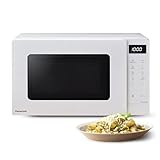 Panasonic NN-ST21QWEPG 20L Solo-Mikrowelle mit Drehteller, 800 W, automatisches Auftauen, 11 Automatikprogramme, LED-Anzeige, 5 Leistungsstufen, digitaler Timer, Weiß