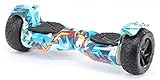 Robway X2 Hoverboard - Das Original - Offroad Edition - Marken Akku - Self Balance - Bluetooth Lautsprecher - App - Led (X2 Navy Camo, Offroad)