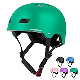 KORIMEFA Kinder Fahrradhelm Kinderhelm Radhelm Sporthelm CE-Zertifizierung für Fahrrad Skateboard Scooter Motorrad BMX für 3-14 Jahre (Grün, S)