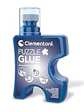 Clementoni Puzzlekleber - 200 ml transparenter Puzzle Kleber zum Fixieren, Aufhängen & Schützen - Mit Schwamm-Applikator, Puzzle-Zubehör 37044
