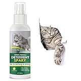 Anti Kratz Spray Katzen, Anti-Kratz- und Biss-Schutz für Innen- und Außenbereich, um Ihr Haustier von Bereichen Fernzuhalten, Schützt Möbel, Sofas