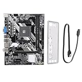 Yanmis B550m K Motherboard, M ATX Doppelkanal DDR4 Motherboard Maximal 64 GB, NVME M.2, PCIE 3.0, Serialata 3.0, USB 3.0, HD Multimedia Interface VGA Compatible Gaming Mainboard