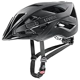 uvex touring cc - leichter Allround-Helm für Damen und Herren - individuelle Größenanpassung - erweiterbar mit LED-Licht - black matt - 56-60 cm