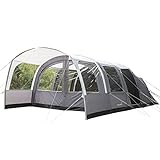 Skandika aufblasbares Zelt Timola 6 Air Protect | Luftzelt, Familienzelt, 6 Personen Zelt, wasserdicht, 5000 mm Wassersäule, 210 cm Stehhöhe, Canopy, Air Tent | Outdoor, Camping, Zelten