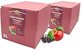 BLEICHHOF® Apfel-Holunder - Direktsaft, vergan, Bag-in-Box (2x5l)