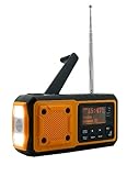 Soundmaster DAB112OR Outdoorradio DAB+, UKW Notfallradio, Bluetooth®, USB Akku-Ladefunktion, Handku