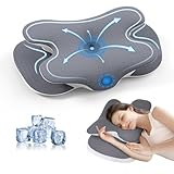 JINXIA Memory Foam Kissen,Nackenkissen Kopfkissen Ergonomisches Orthopädisches Nackenstützkissen für Seiten-,Rücken- und Bauchschläfer