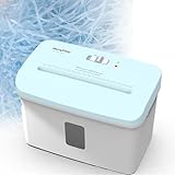 Automatische Knisterpapier-Aktenvernichter-Maschine, große Korbkapazität mit transparentem Fenster, perfekt für Geburtstag, Hochzeit, Festival, Handwerk, Geschenkverpackung