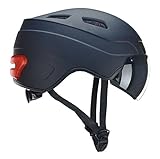 Prophete SMART Fahrradhelm für Erwachsene & Jugendliche, Inmold Technologie, Bluetooth, Full-HD Kamera, Freisprech-System, Navigation & Musiksteuerung, Schwarz, Größe M (54-58 cm)