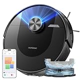 Ultenic D10 Staubsauger Roboter mit Wischfunktion 2 in 1, 5000Pa Staubsauger Roboter mit LiDAR Navigation, 50 dB Saugroboter, Roboterstaubsauger mit APP Steuerung, Tierhaar geeignet Ultra-Leise