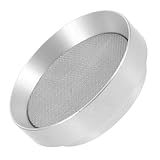 SOLUSTRE Kaffeefilter Espresso Zubehör Kaffeekreislauf Kaffeezubereitung Kaffeemehl Trichter Kaffeedosierer Espressomaschine Kaffeekegelfilter Pulverstampfer Aluminiumlegierung Silver
